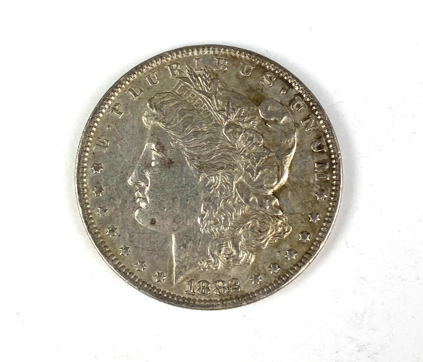 1882 US Morgan Silver Dollar Coin (1 of 2)