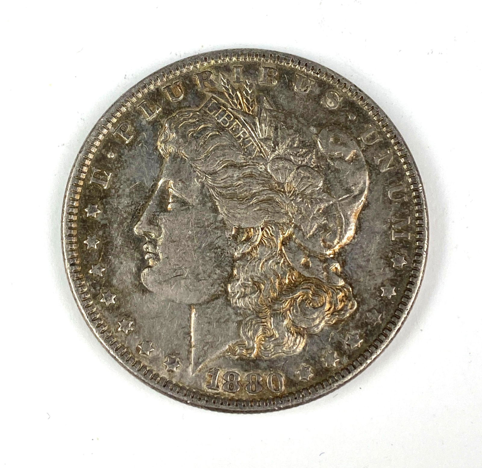 1880 US Morgan Silver Dollar Coin (1 of 2)