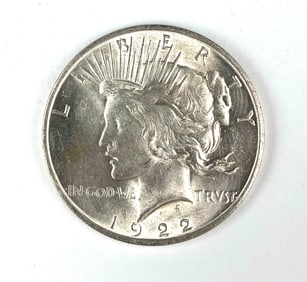 1922 Peace Silver Dollar
