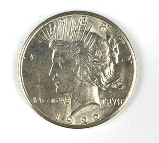 1922 Peace Silver Dollar