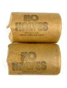 Group of 2 10 Dollar Rolls of Kennedy Half Dollars