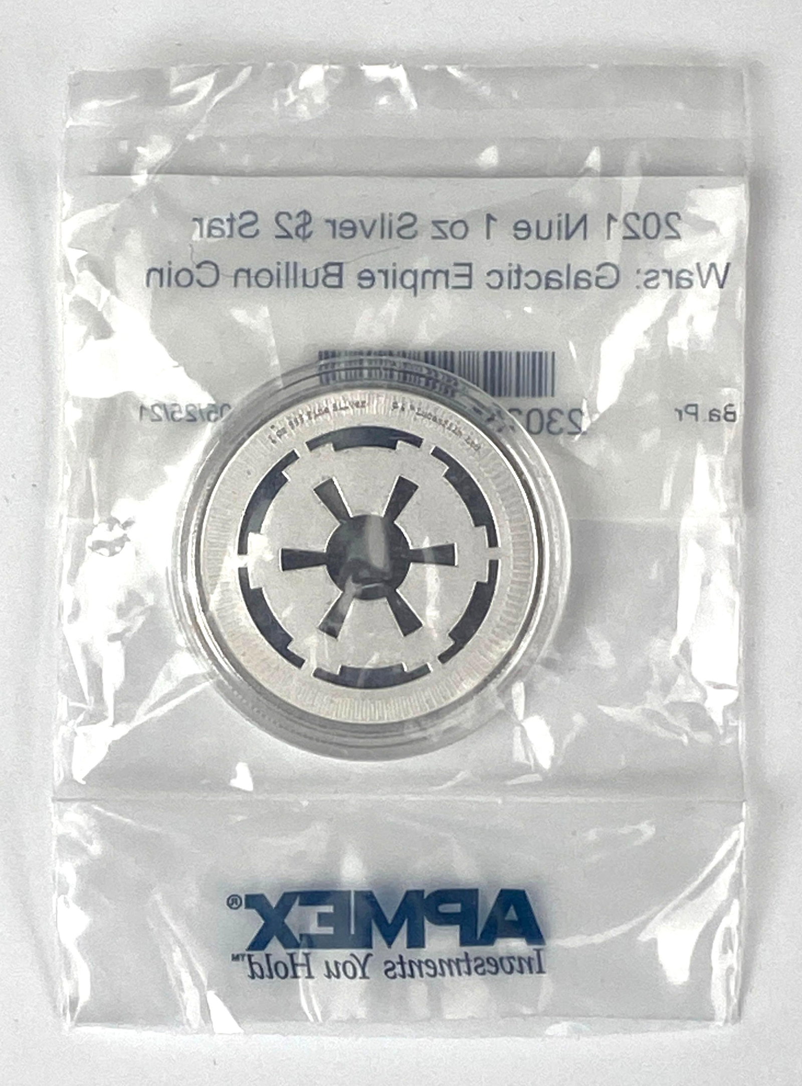 2021 NIUE $2 Star Wars Galactic Empire 1 oz .999 Fine Silver Coin (1 of 2)