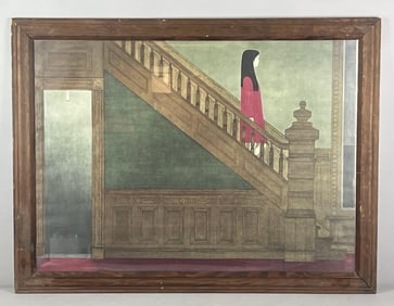 Will R. Barnet The Girl on the Stairs Modern Print