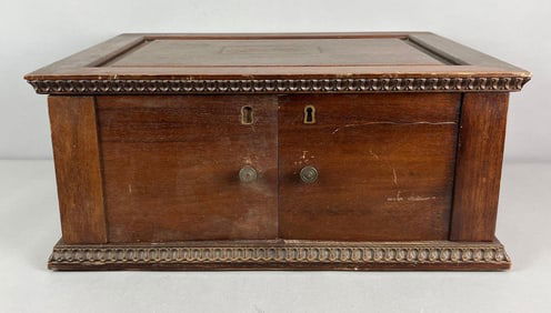 Walnut Coin Display Case