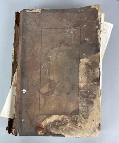 Antique Sugar River Valley Railroad Receipt Book