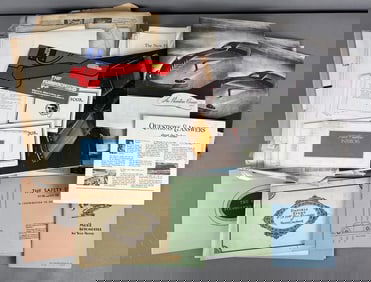 Large Group of Automobile Ephemera
