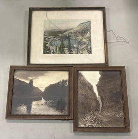 Group of 3 Antique Landscape Photographs