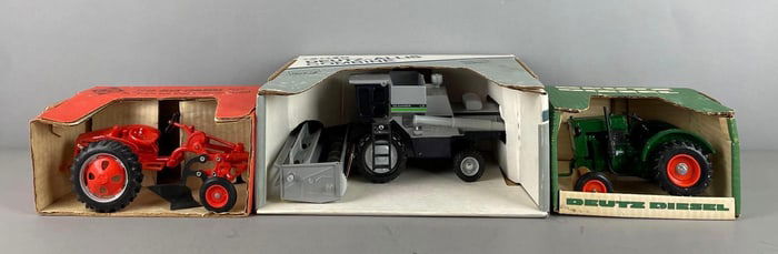 Group of Dietz Allis Die-Cast Tractors