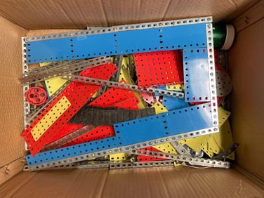 Group of Erector Set Parts