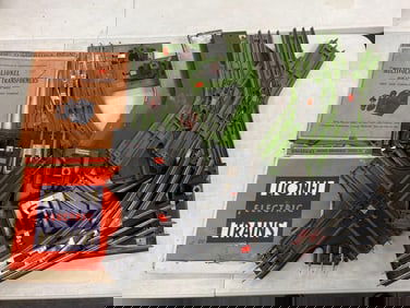 Group of Lionel Train Track Switches