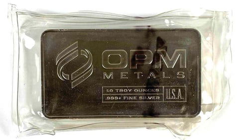 OPM Metals 10oz .999 Fine Silver Ingot/Bar