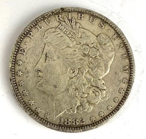 1882 O Morgan Silver Dollar Coin