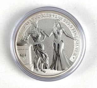 Germania Mint Allegories Italia and Germania 2020 1 oz AG 999.9