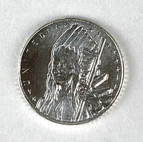 1 GRAM Indian OZ Mint 1g .999 Silver Round