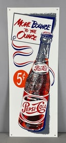 Reproduction Pepsi-Cola Tin Advertising Sign