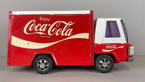 Vintage Buddy L Coca-Cola Pressed Steel Delivery Truck