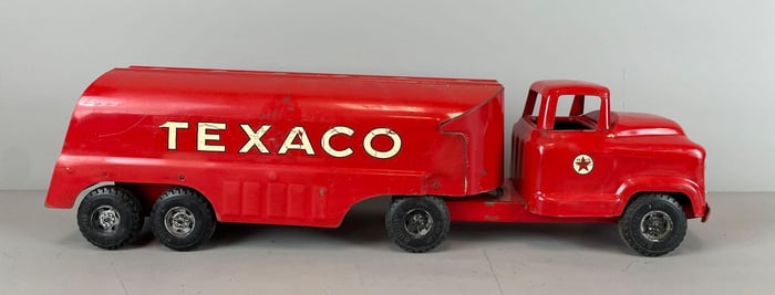 Vintage Buddy L Texaco Pressed Steel Tanker Truck