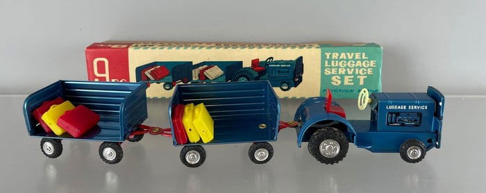 Vintage SSS Tim Litho Travel Luggage Service Vehicle