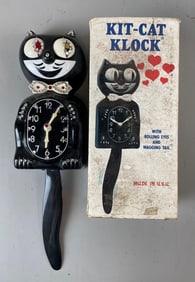 California Clock Co. Jeweled Kit-Cat Klock