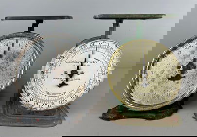 Group of 2 Vintage Household Scales