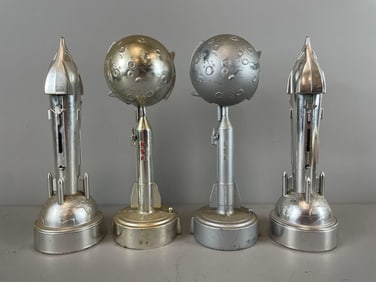 Group of Vintage Mechanical Satellite Banks and More