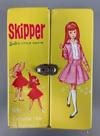 1964 Skipper Carrying Case of Barbie Clothes and More