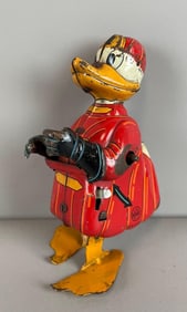 Vintage Line Mar Disney Tin Litho Wind-Up Donald Duck