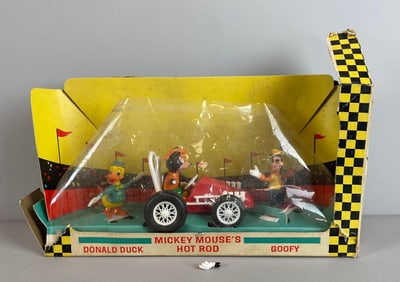 1967 Multiple Toymakers Disney Mickey Mouse Hot Rod Set No. 1