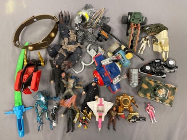 Group of Assorted Action Figures and More
