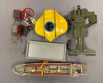 Group of Assembled Model Vehicles