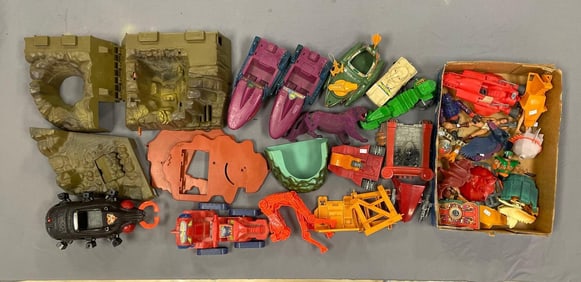 Group of Masters of the Universe Vehicles and More