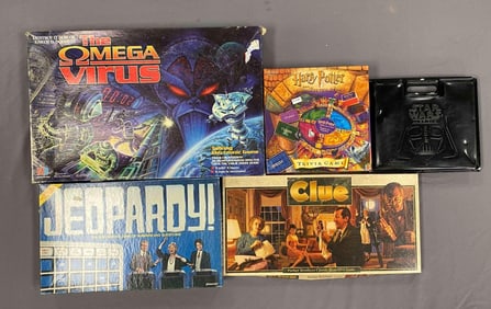 Group of Assorted Board Games