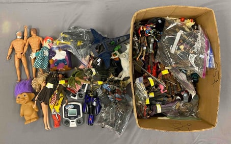Group of Assorted Action Figures and More