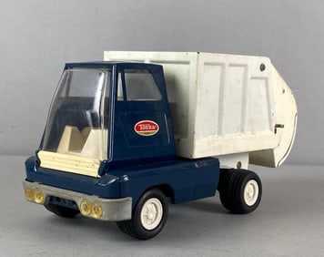 Vintage Tonka Blue Pressed Steel Garbage Dump Truck