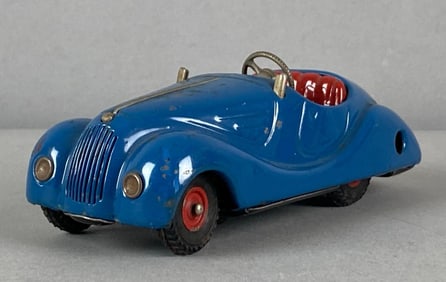 Vintage Schuco Akustico 2002 Pressed Steel Wind Up Car