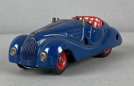 Vintage Schuco Akustico 4001 Pressed Steel Wind Up Car