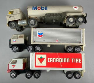 Group of 3 Tonka Advertising Toy Semi Haulers