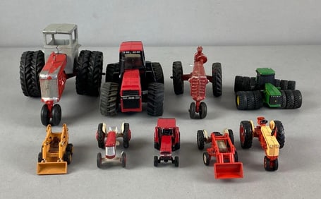 Group of ERTL Die-Cast Tractors