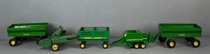 Group of John Deere and Buddy L Tractor Equipment