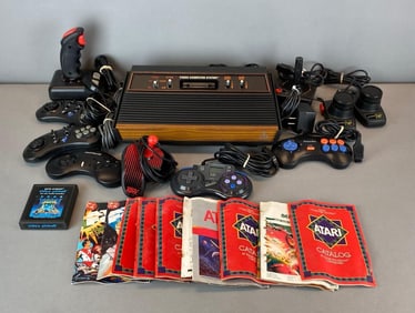 1980s Atari Model No. CX-2600A Video Game Console and More