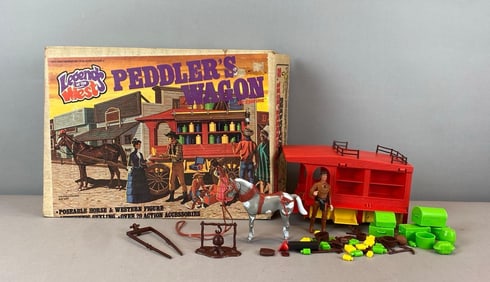 Empire Legends of The West Peddlers Wagon Toy Set