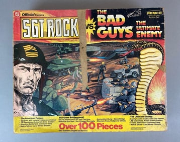 1981 DC Remco SGT Rock Vs The Bad Guys Action Set