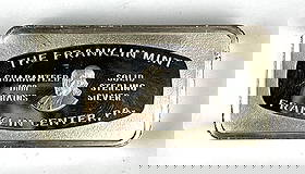 1974 The Franklin Mint 1000 Grain 2 oz Sterling Silver Ingot/ Bar: No 31. Deming National Bank. Deming, New Mexico.