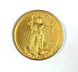 1999 US Mint $5 1/10th oz American Gold Eagle