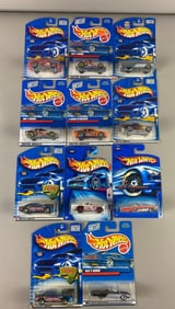 Set of 11 Hot Wheels Ford ThunderBirds Die-Cast Cars