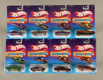 Set of 8 Hot Wheels Ultra Hots Die-Cast Cars