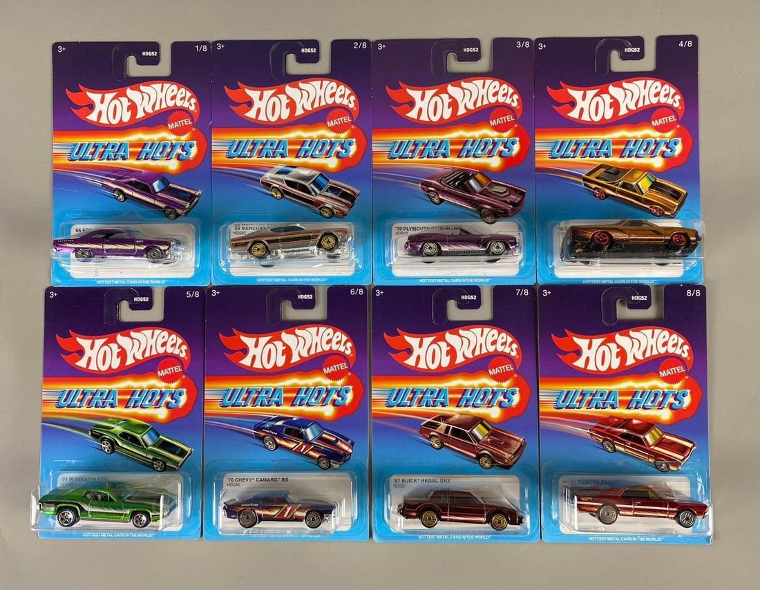 Set of 8 Hot Wheels Ultra Hots Die-Cast Cars (1 of 3)