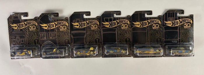 Set of 6 Hot Wheels 50 Challenging The Limit Die-Cast Cars
