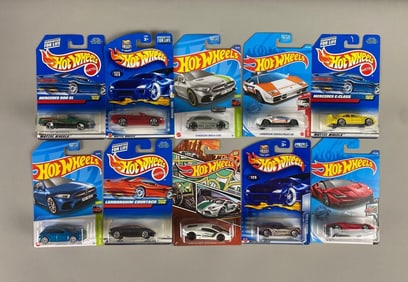 Group of 10 various Hot Wheels Die-Cast Vehicles