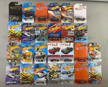 Group of 20 Various Hot Wheels Die-Cast Vehicles